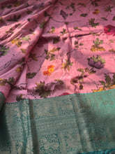 Mangalgiri Silk Floral Print Saree