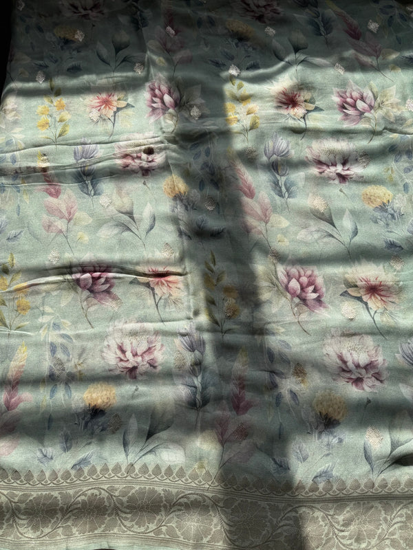 Pure Floral Khaddi Georgette
