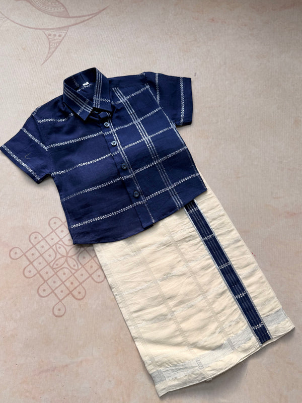 Boys Dhoti and Shirt  - Onam FastTrack