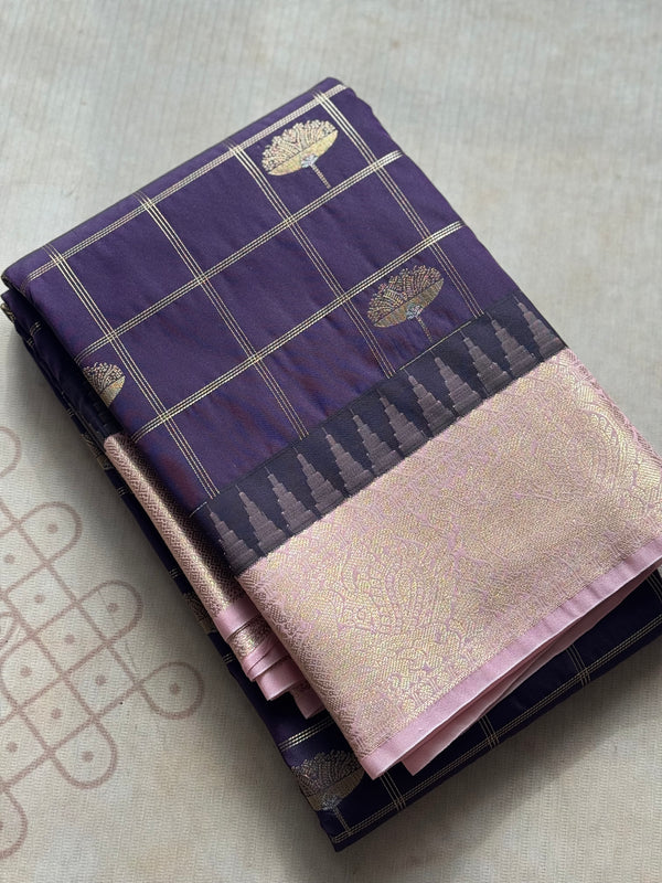 Semi Kanchi Silk Saree