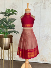 Vaagai - Chettinad Cotton Checkered Skirt and Top