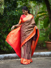 Semi Kanchi Silk Saree