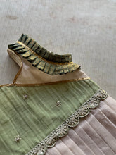 Kids Chettinad Cotton Frock with Tissue Pleats & Ruffle Sleeves - Express