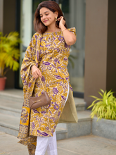 Kalamkari Cotton - Kurta + Dupatta