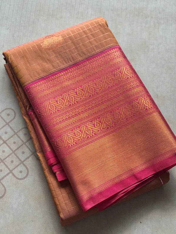 Semi Kanchi Silk Saree