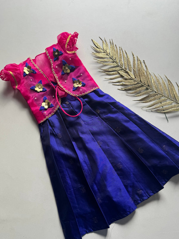 Prakruthya - Pure Kanjivaram Kids Dress