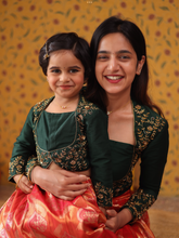 Mom & Daughter Crop Top & Skirt - Festive Styles