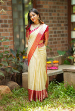 Semi Kanchi Silk Saree - onam edit