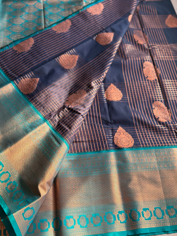 Semi Kanchi Silk Saree