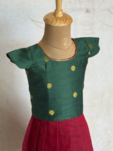 Chettinad Cotton Overlapped Bodice Skirt and Top