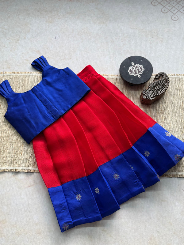 Paithani - Crop top and skirt