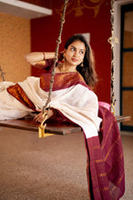 Durga  - Zari Checkered Saree
