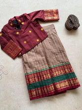 Eyali - Crop Top With Pleated Cotton Skirt