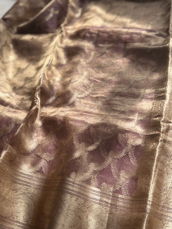 Pure Molten Gold Tissue Saree
