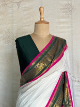 Mul Cotton Saree With Zari Accents