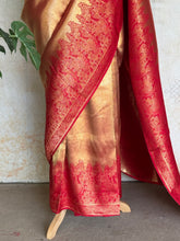 Pure Mushru Banarasi Saree with Grand Body