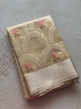 Ciranya Linen - Embroidered Kora Saree