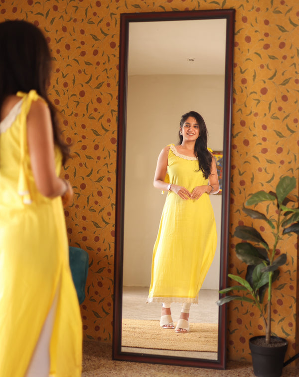 Gulabi Yellow - Kurta