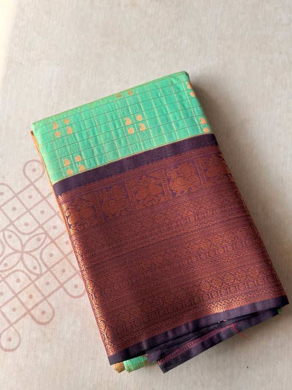 Semi Kanchi Silk Saree