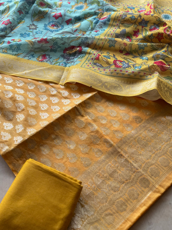 Alanah - Banarasi Unstitched Salwar Material