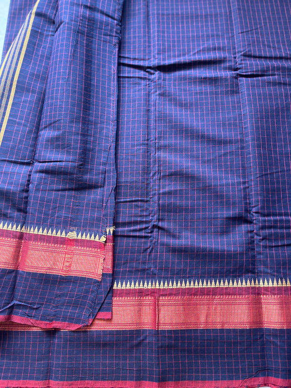 Chettinad Cotton Saree - Pongal Collection