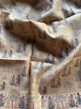 Madhubani - Hand-Painted Madhubani Inspired Tussar Saree