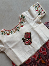 Patola Skirt With Embroidered Top