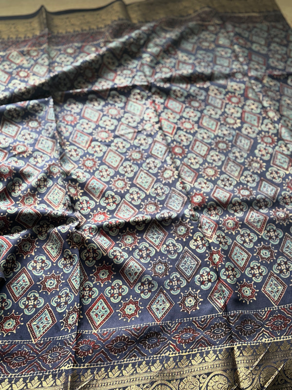 Dola Silk Zari Border Saree