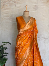 Druvika - Bandhini Printed Paithani Saree With Grand Paithani Pallu