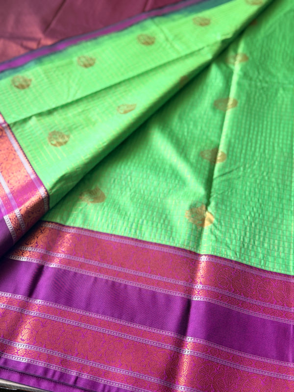 Semi Kanchi Silk Saree