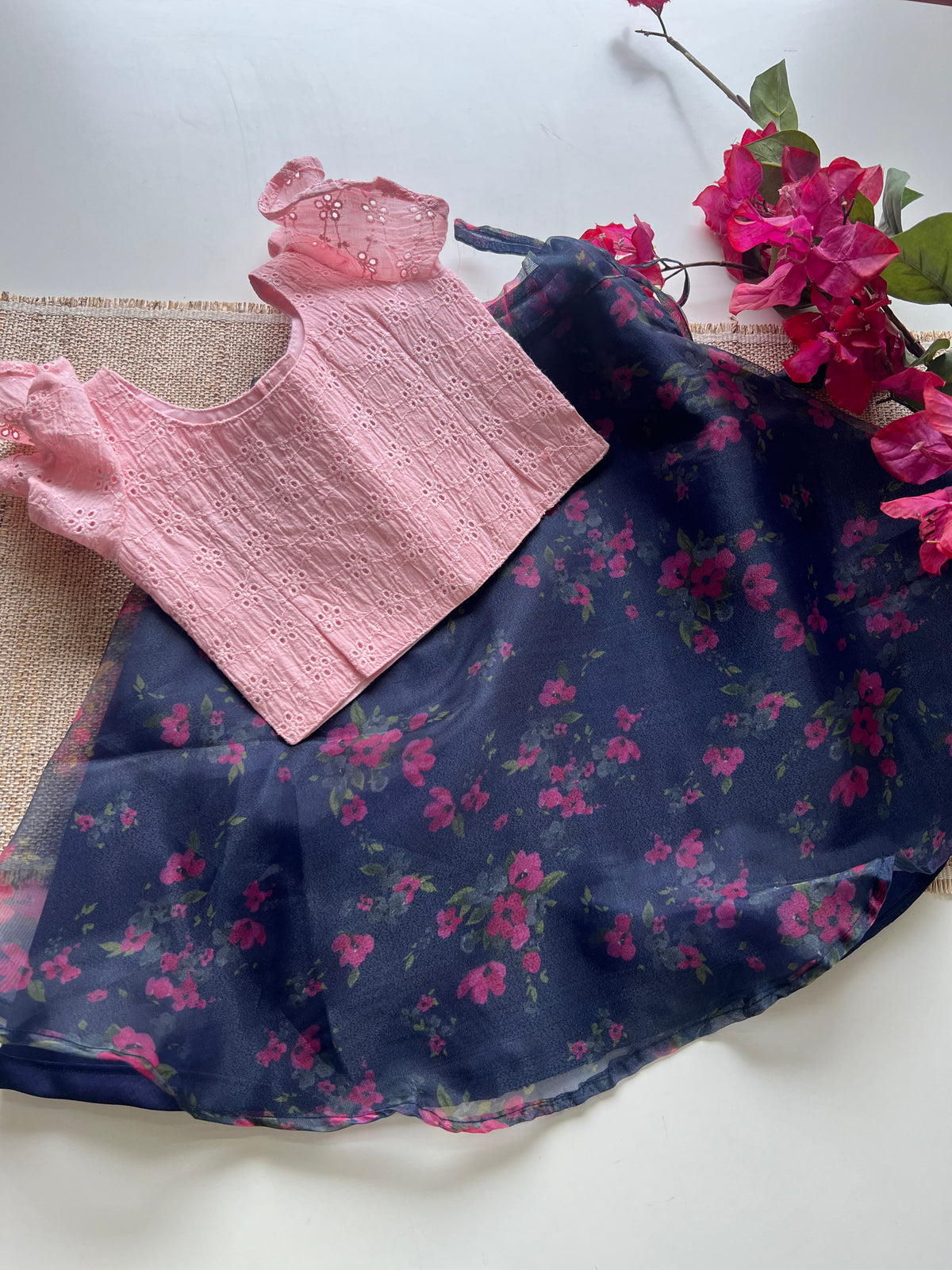 Dawdle Crop top and skirt
