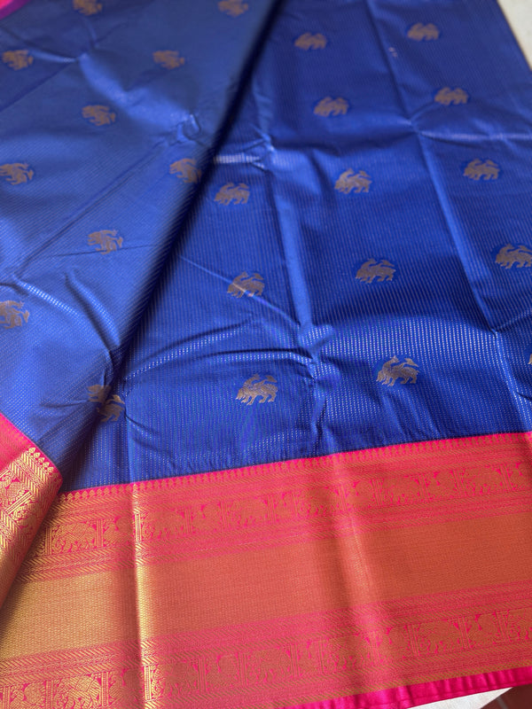 Semi Kanchi Silk Saree