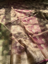 Pure Molten Gold Tissue Saree