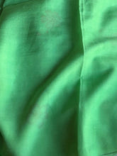 Pure Mangalgiri Silk Light Green Gingham Checks Saree with Floral Digital Prints