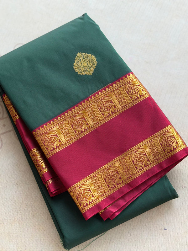 Semi Kanchi Silk Saree