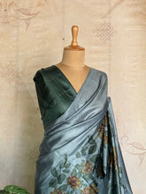 Hamsini - Pure Tussar Hand Painted Saree