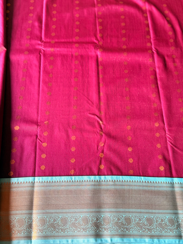Semi Kanchi Silk Saree