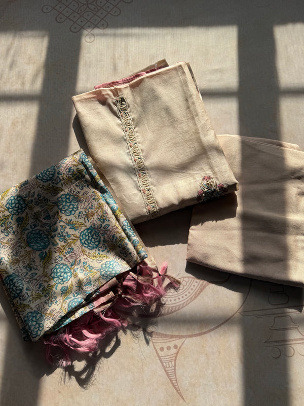 Sylvie Unstitched - Kurta + Pant + Dupatta