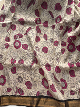 Mangalgiri Pen Kalamkari Saree