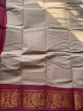 Nayanam – Zari Kattam Navy Sungudi Cotton Saree