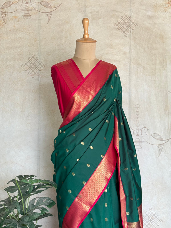 Semi Kanchi Silk Saree