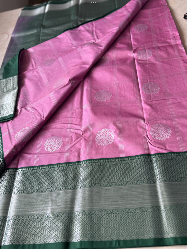 Semi Kanchi Silk Saree