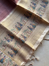 Madhubani - Hand-Painted Madhubani Inspired Tussar Saree