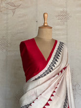 Chaitra - Pure Tussar Block Printed Saree