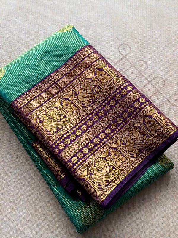 Semi Kanchi Silk Saree
