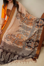 Dwaraka - Raw Silk 3-Piece Suit Set with Kalamkari Dupatta