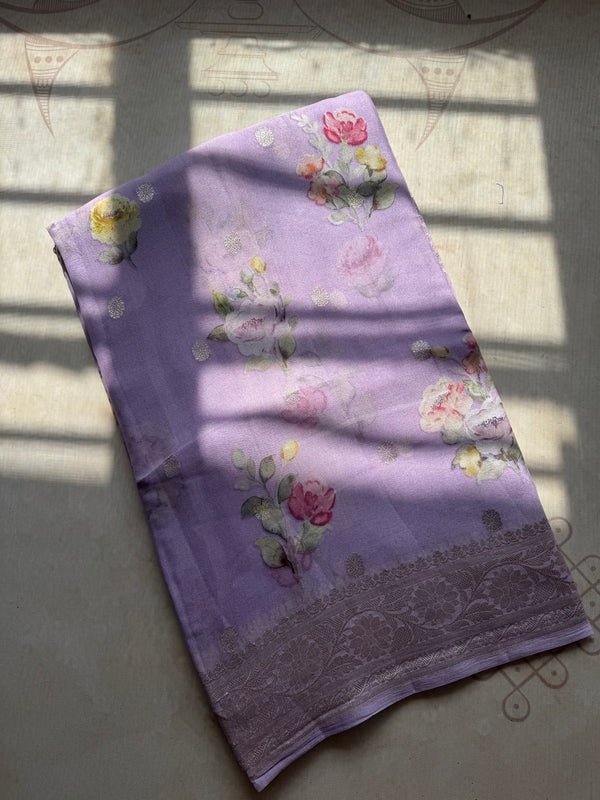 Pure Floral Khaddi Georgette