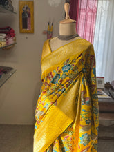 Patola Saree With Pure Kalamkari Appliqué Work
