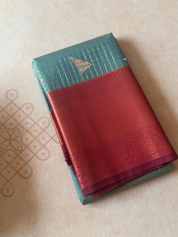 Semi Kanchi Silk Saree