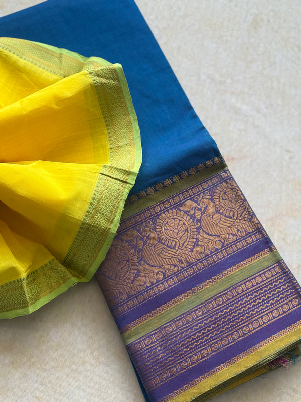 Chettinad Cotton Saree - Pongal Collection